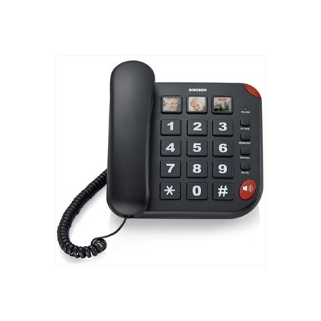 Telefono Brondi Bravo 15 black
