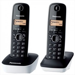 Cordless Panasonic Duo TG1612JTW bianco