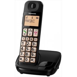 Cordless Panasonic KXTGE110JTB black