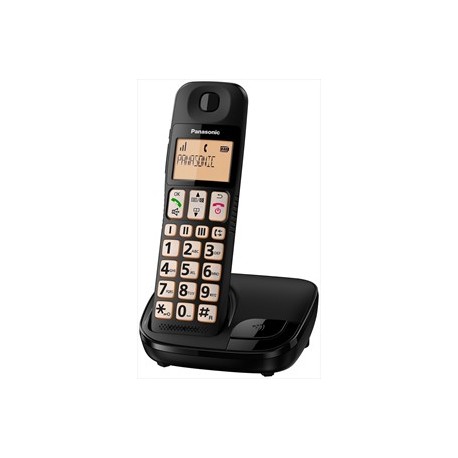 Cordless Panasonic KXTGE110JTB black