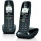 Cordless Siemens Gigaset AS405 Duo black