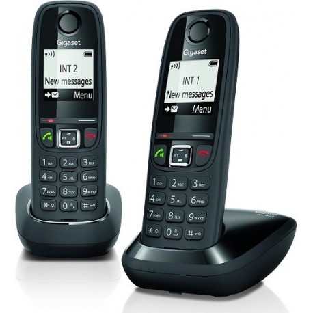 Cordless Siemens Gigaset AS405 Duo black