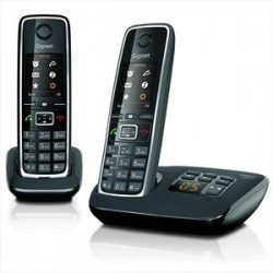 Cordless Siemens Gigaset C530 Duo con segreteria black