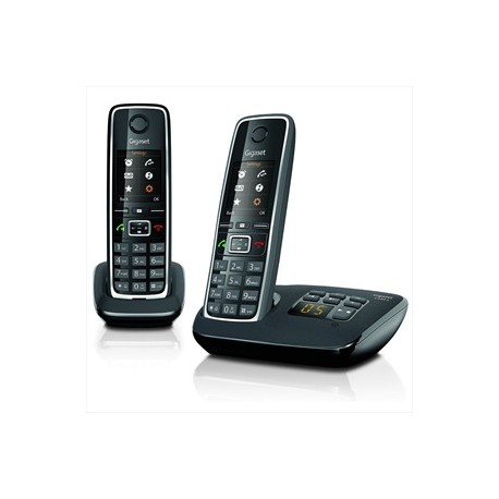 Cordless Siemens Gigaset C530 Duo con segreteria black
