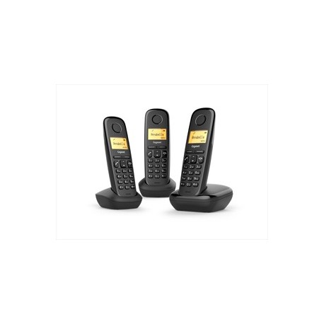 Cordless Siemens Gigaset A170 trio black
