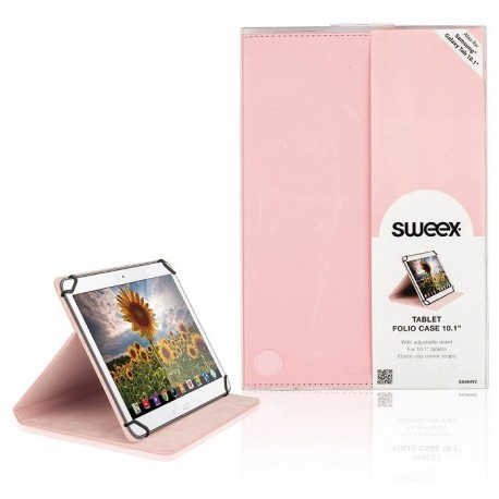Custodia Sweex universale per tablet 10.1" rosa
