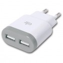 Caricabatterie rete Cdr 2.1A (compatibile) white