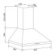 Cappa Glem Gas GHP645IX