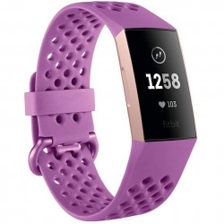 Tracker Fitbit Charge 3 lampone