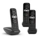 Cordless Siemens Gigaset AS690 trio black