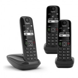 Cordless Siemens Gigaset AS690 trio black