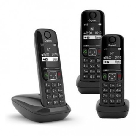 Cordless Siemens Gigaset AS690 trio black