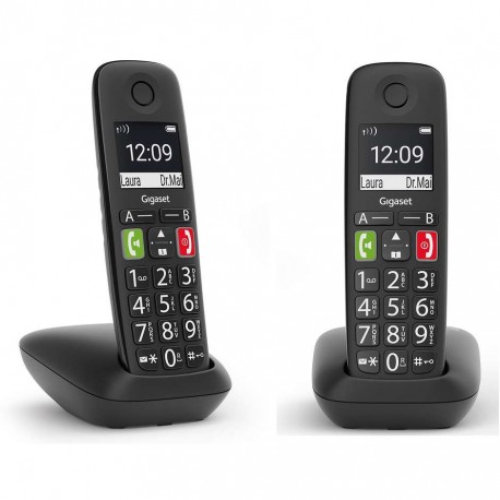 Cordless Siemens Gigaset E290 DUO black