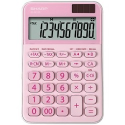 Calcolatrice Sharp ELM335 rosa