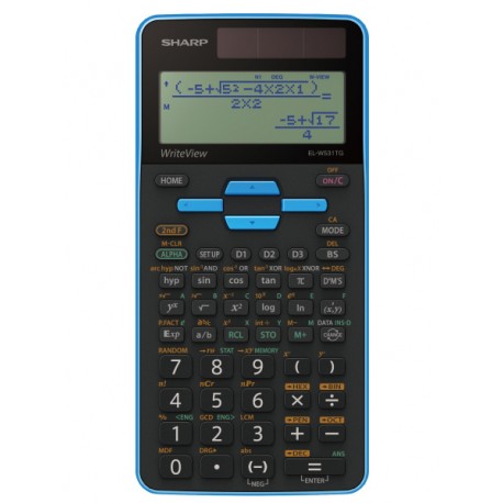 Calcolatrice Sharp ELW531TG blue