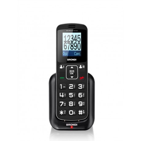 Cellulare Brondi Amico Home black ITALIA