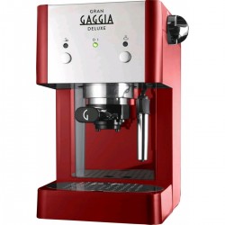 Macchina Caffe' Gaggia Gran Gaggia Deluxe rossa