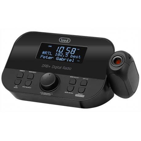 Radiosveglia Trevi RC85D8 black