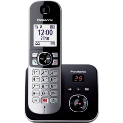 Cordless Panasonic KX-TG6861JTB black-silver