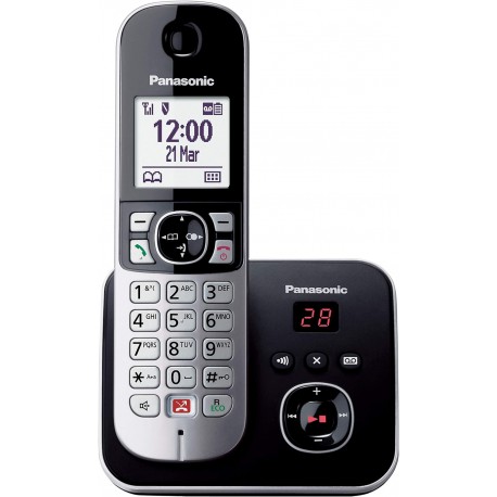 Cordless Panasonic KX-TG6861JTB black-silver
